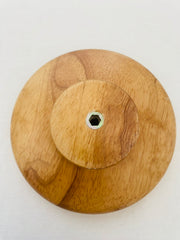 5 grandes patères en bois massif pour porte manteaux minimaliste