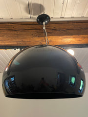 Lampe suspension Kartell fl/y noir opaque