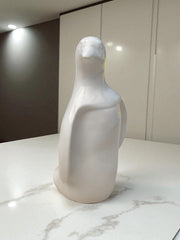 Manchot en céramique, vintage