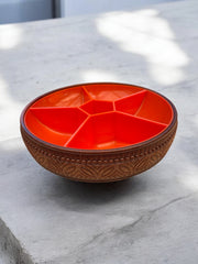 Plat apéro Emsa 1970 orange