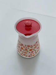Carafe fleurs Arcopal années 70