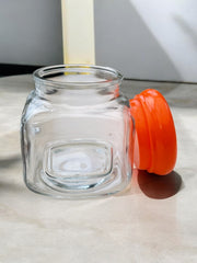 Pot de conservation couvercle orange