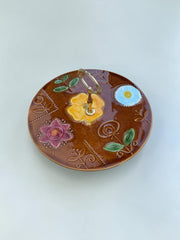 Plat à gâteaux vintage Digoin Sarreguemines
