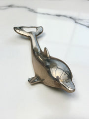 Ancien décapsuleur dauphin en métal