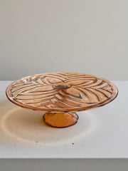 Plat à gâteaux art déco