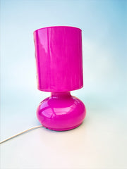 Lampe opaline fuchsia