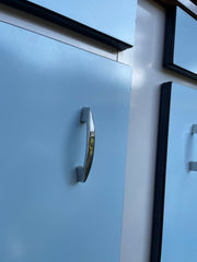 Meuble cuisine Formica bleu ciel