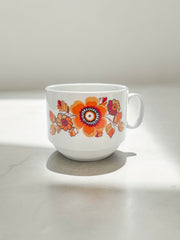 2 tasses fleurs colorées