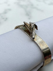 Ronds de serviette fruits et légumes argentés