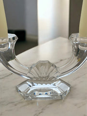 Bougeoir en cristal Val Saint Lambert modèle impérial