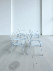 4 chaises EMU vintage modèle Rio