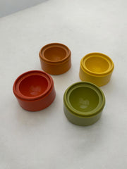 4 coquetiers Tupperware vintage