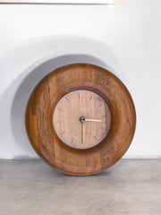 Horloge teck danoise années 60