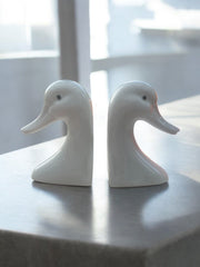 Serres livres canards en céramique