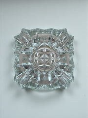 Vide poche / cendrier vintage cristal design facettes