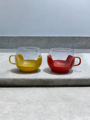 Six tasses colorées de style Melitta