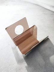 Porte-revue plexi Michel Dumas pour Roche Bobois années 70