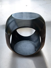 Table /tabouret noir Space age