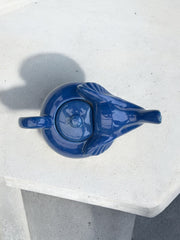 Théière éléphant bleue