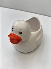 Canard porte plantes céramique