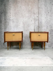 Paire table de nuit vintage