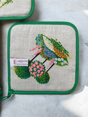 Gand et maniques cuisine rétro