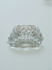 Vide poche / cendrier vintage cristal design facettes