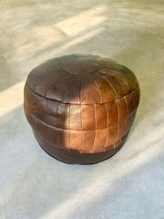 Pouf patchwork années 70