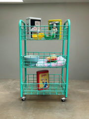 Petite desserte en métal