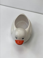 Canard porte plantes céramique