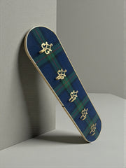 Porte manteau vintage style tartan années 60