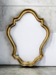 Joli petit miroir doré