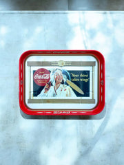 Petit plateau Coca Cola vintage années 60/70