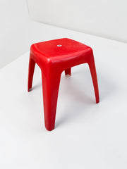 Tabouret Flair rouge 1970