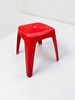 Tabouret Flair rouge 1970