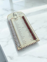 Liste de courses en métal style campagnard ancien