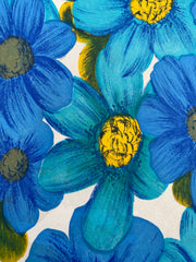 Plateau rétro fleurs bleues Better-Maid