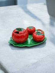 Sel et poivres tomate en barbotine