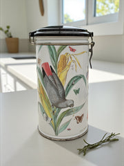 Boîte à café oiseau vintage Dallmayr