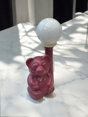 Lampe vintage ourson en céramique