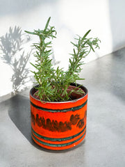 Cache-pot céramique orange