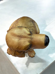 Cocker en céramique vintage