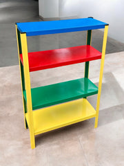 Étagère métal colorée dans le goût de Memphis - Era