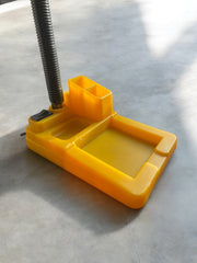 Lampe de bureau jaune organisateur