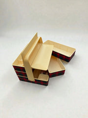 Grande travailleuse boite à couture vintage années 60/70 plastique