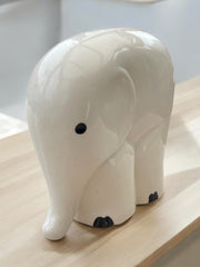 Éléphant en céramique vintage