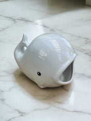 Baleine porte éponge ou savon en céramique