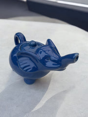 Théière éléphant bleue