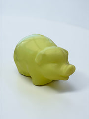 Tirelire cochon en plastique coloré