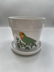 Lot de cache pots oiseaux design Pat Albeck